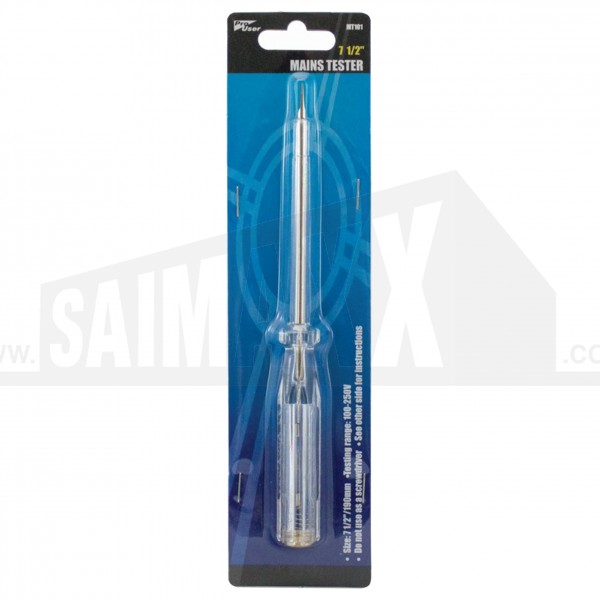 Pro User 7.1/2" Mains Tester Screwdriver 100-250v