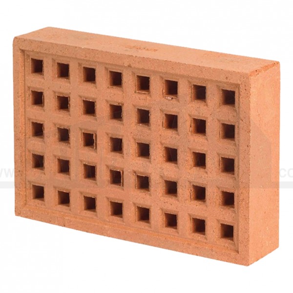 Terracotta RED Clay Airbrick 215 x 140mm (9x6" approx Two Bricks Size)