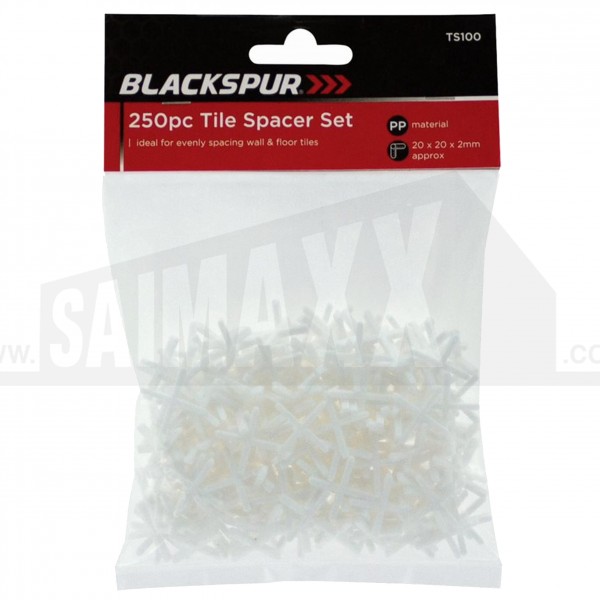 Blackspur 2mm 250pc Tile Spacers