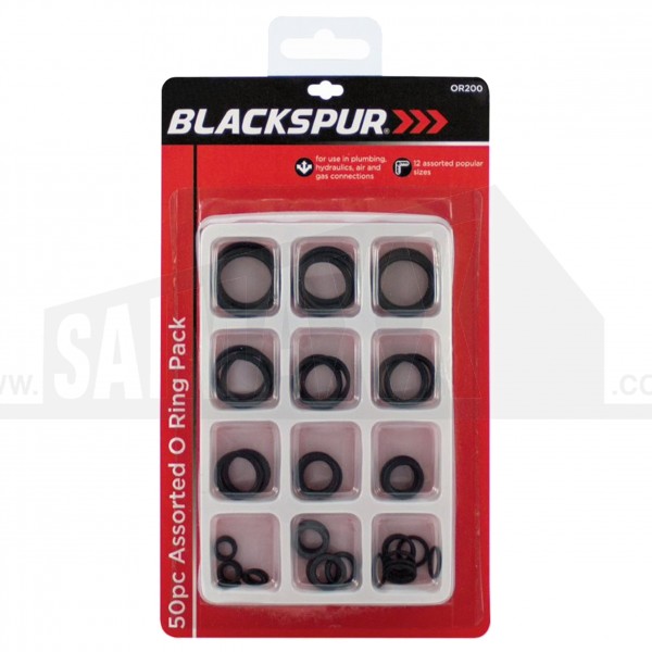 Blackspur 50pc Assorted O Ring Pack