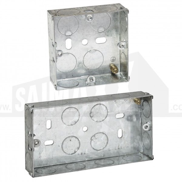 Galvanised Steel Metal Back Box