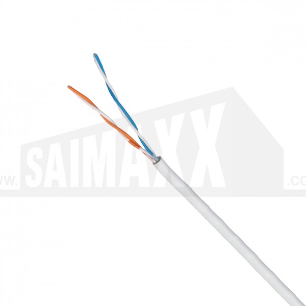 Telephone Cable 2 Pair (4 Cores) White 100m ROLL