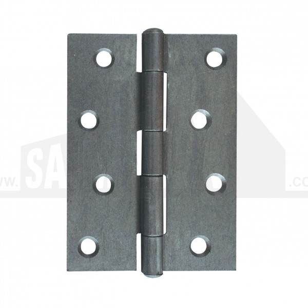 Steel Butt Hinges Per Pair SELF COLOUR Plated BZP 3" 75mm