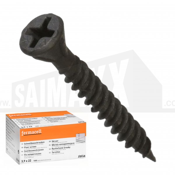 Fermacell Screws 22mm x 3.9 x 1000pc Flooring Screws 79013
