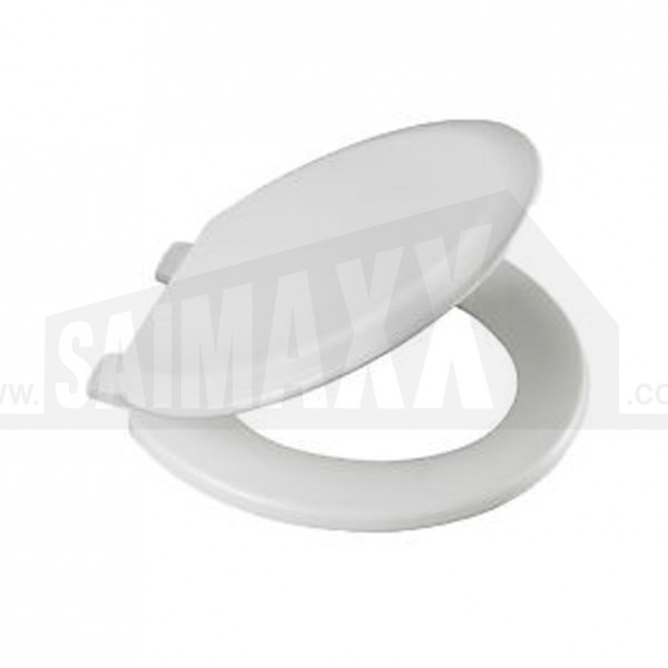 Ashley White Toilet Seat (White Painted MDF Seat)