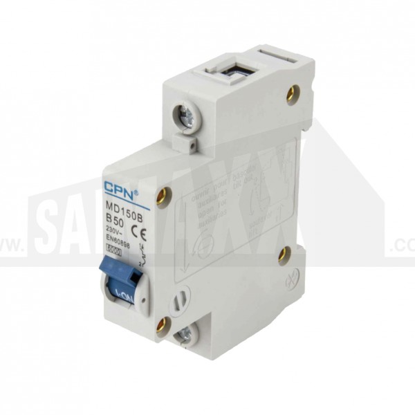 CPN 50 amp MCB Breaker B-Type 4.5Ka (SP)