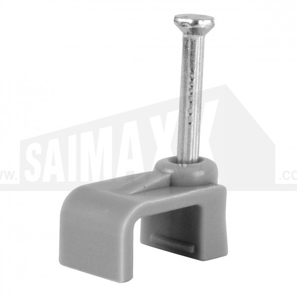 Flat Cable Clips Grey