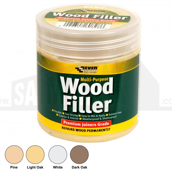 Everbuild Multi Purpose Wood Filler 250ml Mini Tub