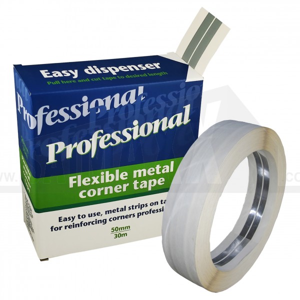 Plasterboard Metal Corner Tape 50mm x 30m