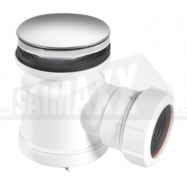 McAlpine 70mm (19mm Seal) Shower Trap Chromed Mushroom STW3-M