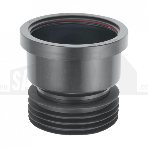 McAlpine 110mm Drain Connector Black DC1-BL