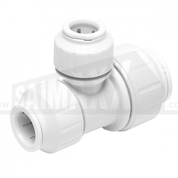 Speedfit 22 x 15 x 15mm Reducing Tee PEM3022BW 5pk