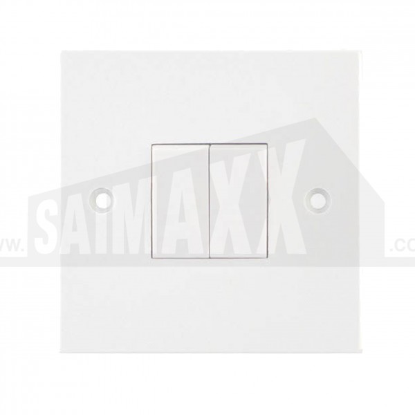 SQUARE EDGE 2g 2w Light Switch
