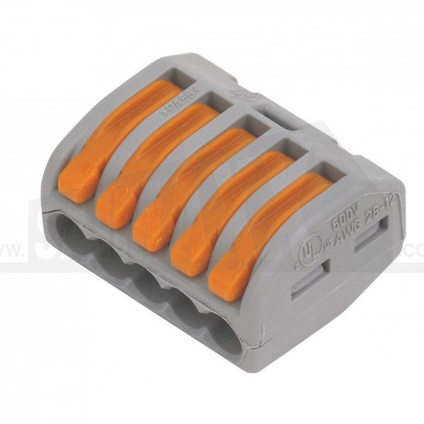 5 Pole Lever Connectors 40pc Pack (Series 222)