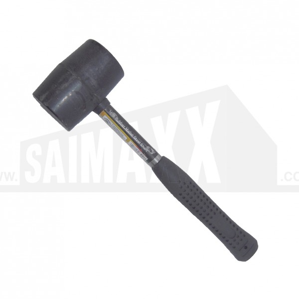 Blackspur Rubber Mallet Tubular Steel Shaft 16oz