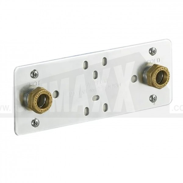 Marflow PL8 Shower Fixing Plate (For Bar Shower Mixers)