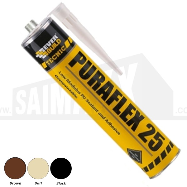 Everbuild Puraflex 25 Expansion Joint Sealant 300ml Cartridge