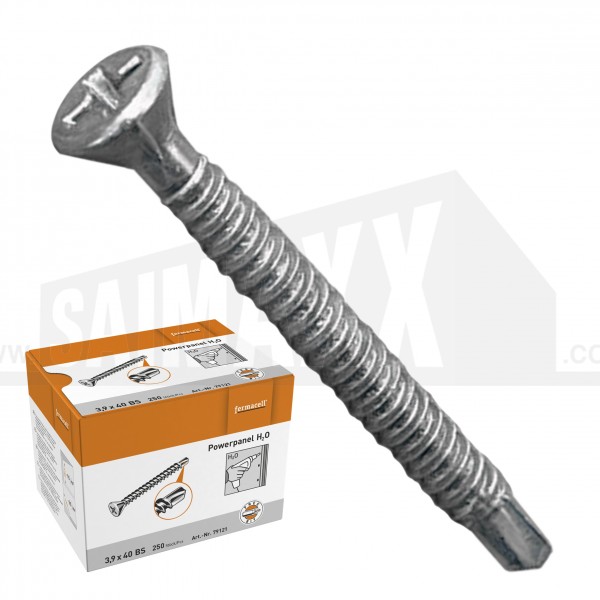 Fermacell H20 PowerPanel Screws 40mm x 250pc Drill Tipped 79121
