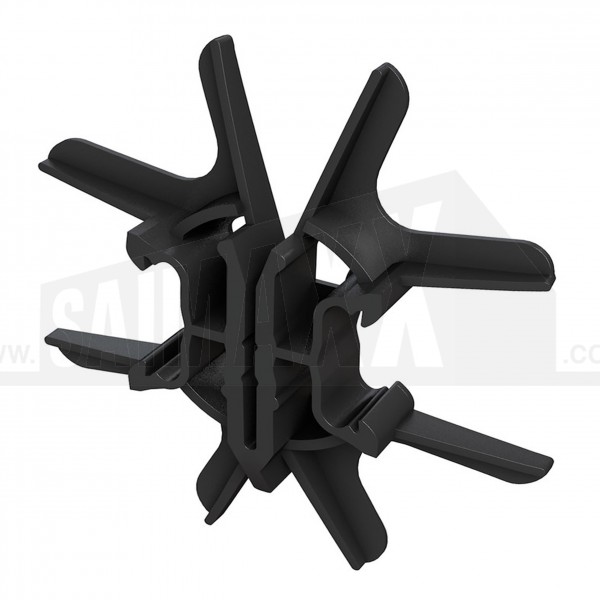 Economy Plastic Insulation Retaining Clips 250pc BULK BAG