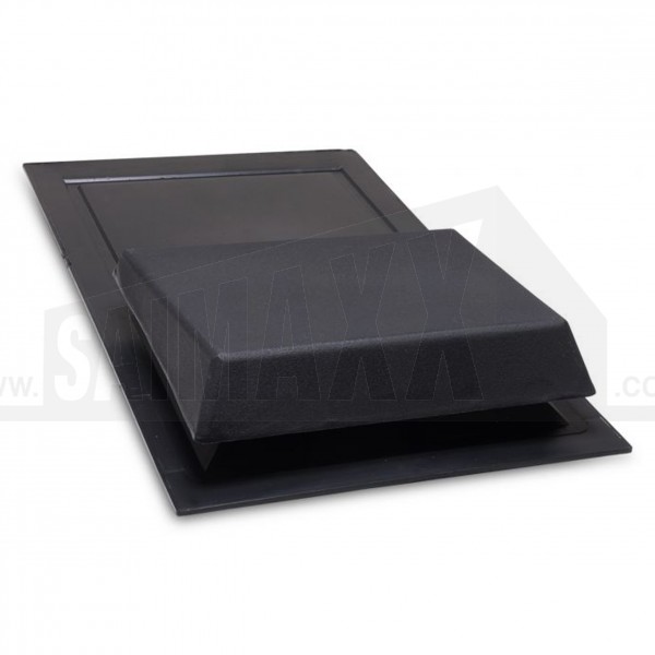Hooded Tile Ventilator for Black Roof Slates 600 x 300mm UNIVERSAL