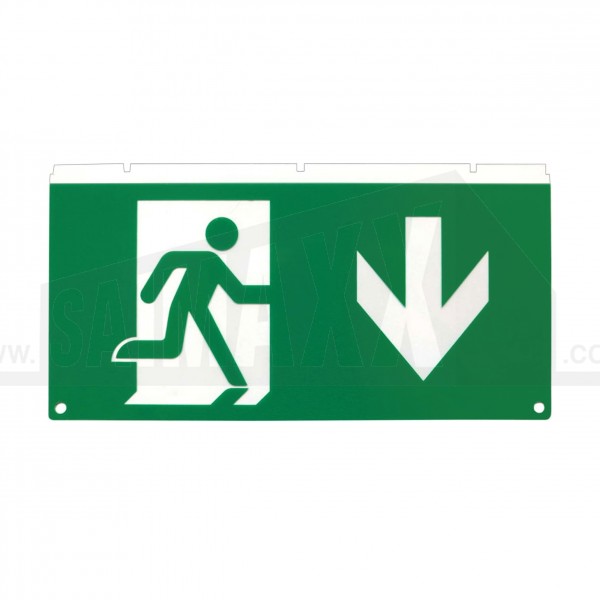 Lumilife Emergency LED Fire Exit Legend DOWN ARROW (use with 117982 )