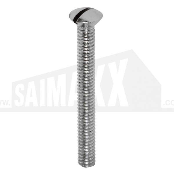 Electrical Plug Socket Screws M3.5x 40mm Nickel Plated 10pc SMALL PK