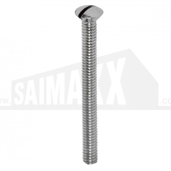 Electrical Plug Socket Screws M3.5x 75mm Nickel Plated 10pc SMALL PK