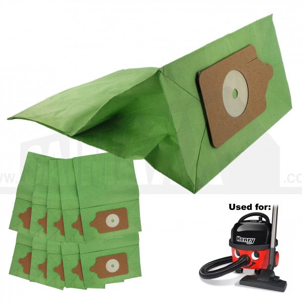 Paxanpax VB390TRP Numatic Paper Vacuum Bags 10pc (For Henry Hoovers)