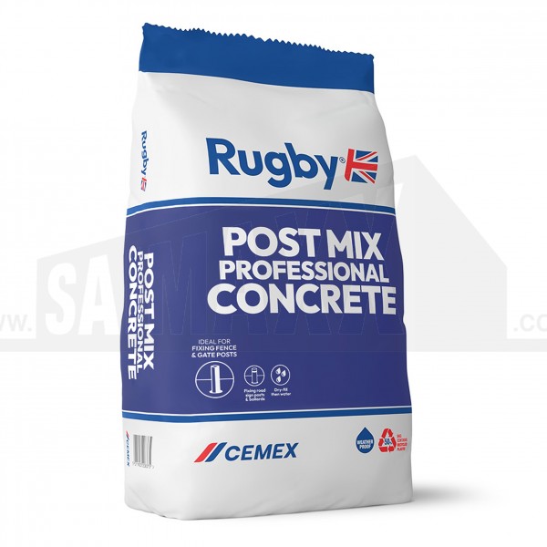 Rugby Professional Post Fix Concrete 20Kg Plastic Bag