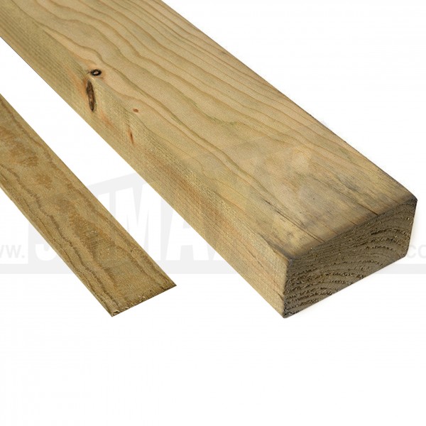 Firring 3" x 2" - 3.0 metre Long (Three Inch to Nothing) Treated