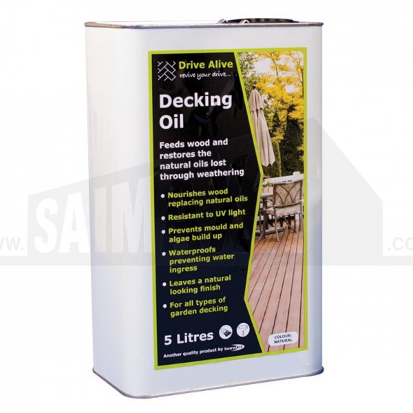 Bond-it Decking Oil 5L Can Natural