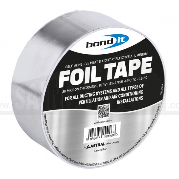 Aluminium Foil Tape Roll 50mm x 45m