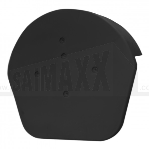 CromaVerge Universal Dry Verge ROUND Ridge Centre Cap BLACK Colour