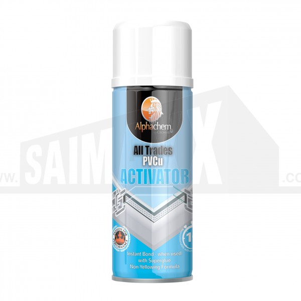 Alpha Chem All Trades PVCu Activator Spray (Non-Yellowing) 200ml