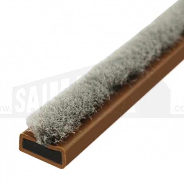 Astroflame FS Intumescent Fire & Smoke Grey Brush Seal (30min) 10mm x 2.1m Brown