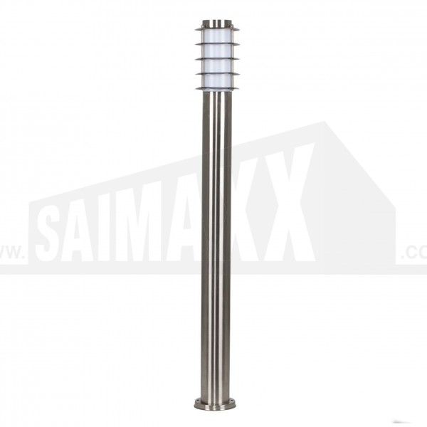 Wharf IP44 Outdoor Bollard Light Stainless Steel 1000mm Height