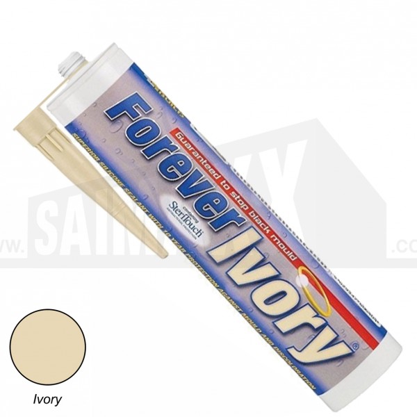 Everbuild Forever IVORY Silicone C3 Cartridge