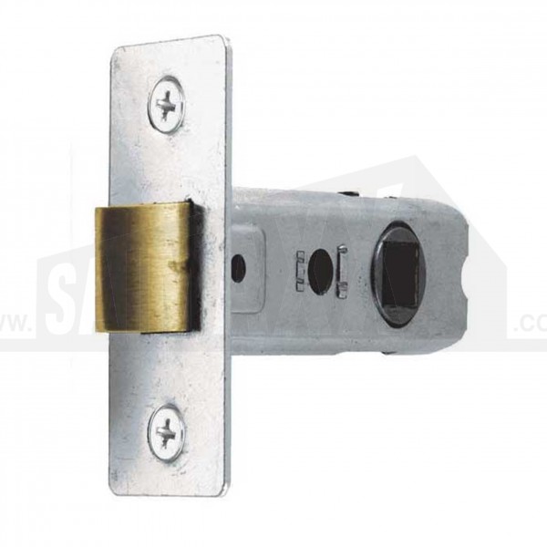 Tubular Mortice Latch CHROMED NP Finish 75mm (3") 1pc
