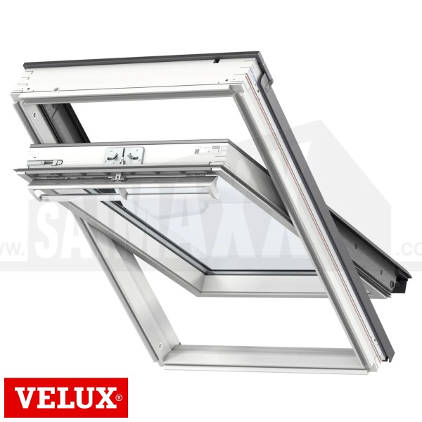 Velux Roof Window GGL Centre Pivot White Paint Finish Frame
