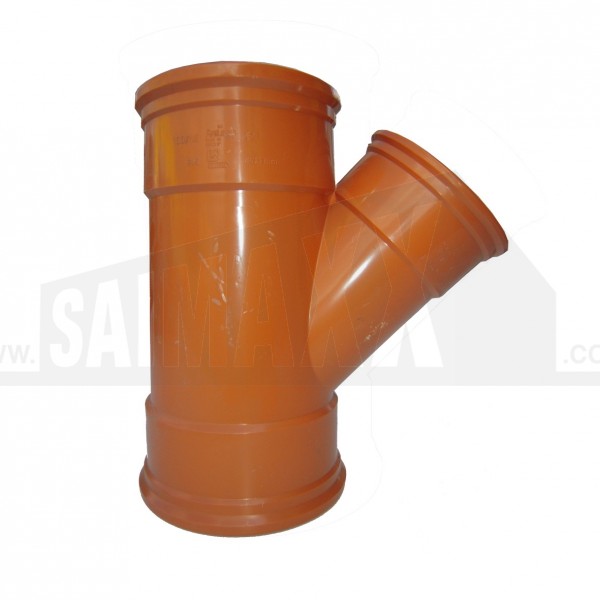 Underground 160x160x110mm Branch Reduced Y - Junction Triple Socket
