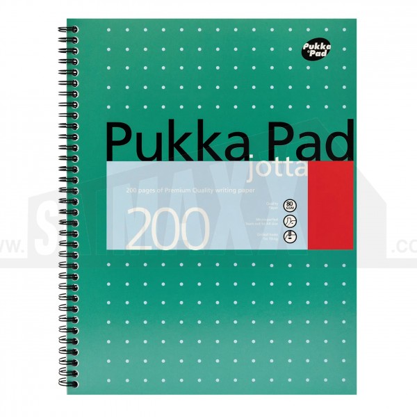 Pukka Pad Jotta Sprial Bound Writing Book A4 200 Lined Pages (80gsm)