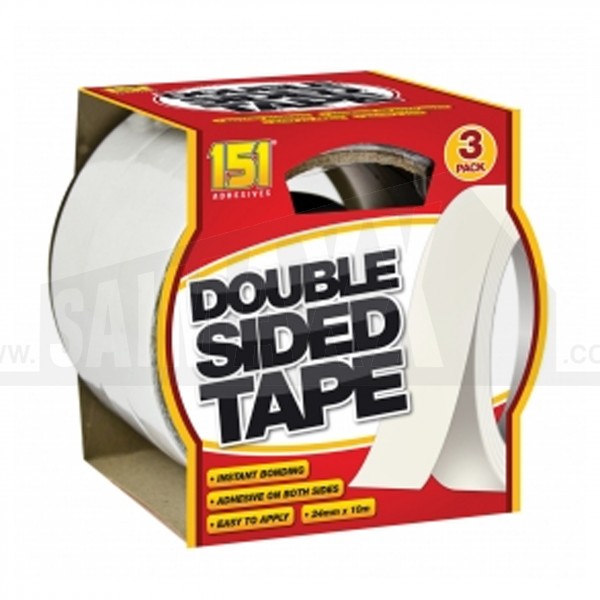 151 Double Sided Tape Roll 48mm x 10m