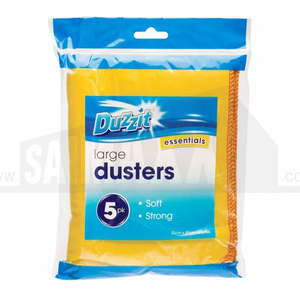 Duzzit Premium Large YELLOW Dusters 5pk