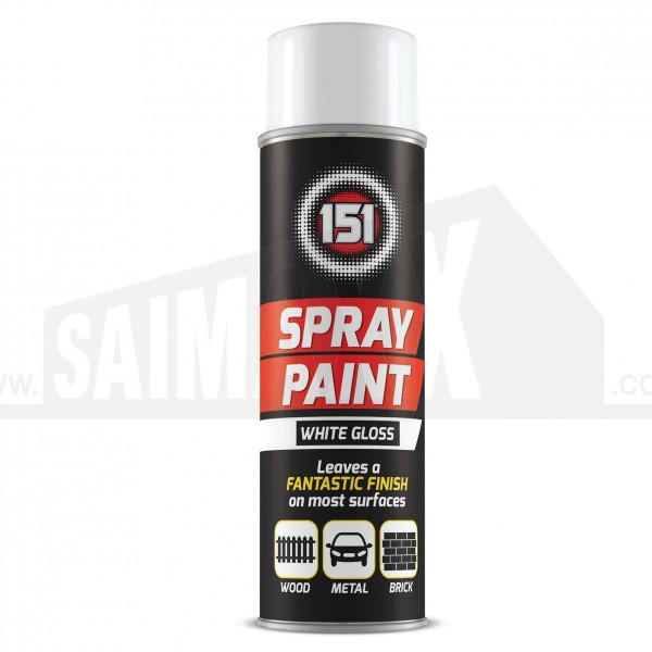 151 Spray Paint White Gloss 250ml