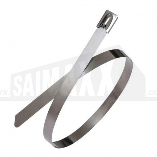 STAINLESS STEEL Cable Ties Roller Ball Lock - 4.6mm x 200mm 100pcs