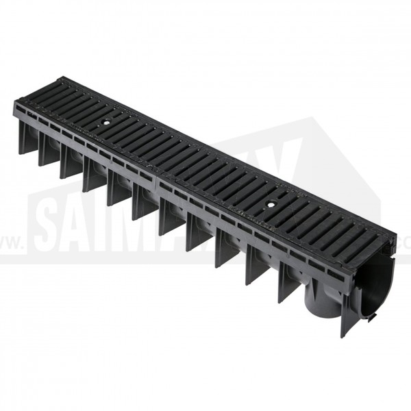 Clark Heavy Duty Linear Drainage Channel 1m C250 DUCTILE IRON GRATE