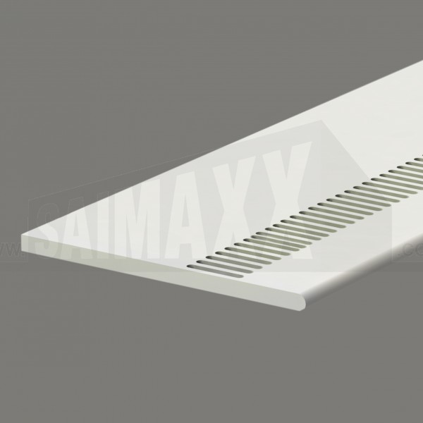 9mm Vented Flat Soffit Board uPVC White