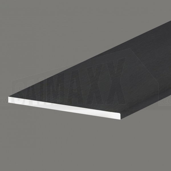 9mm Thick General Purpose Flat Soffit Board uPVC  Woodgrained Anthracite Grey