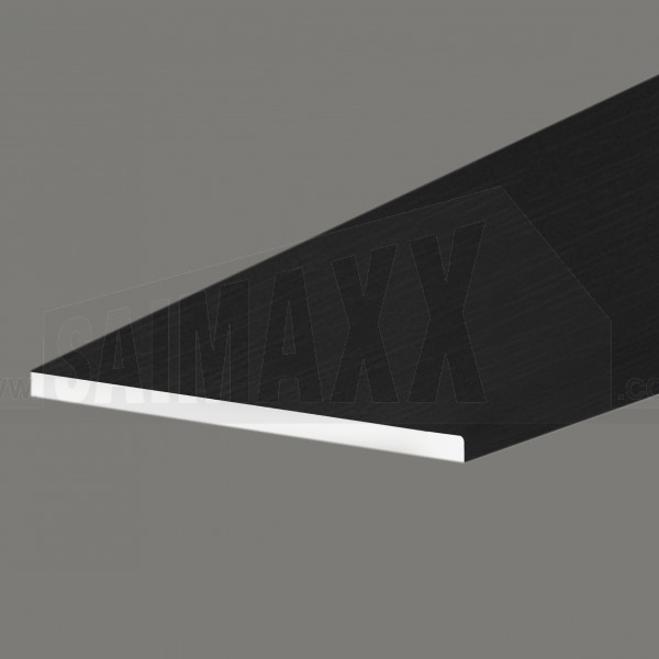 9mm Thick FLAT SOFFIT Board 150mm x 5m uPVC Woodgrained Black