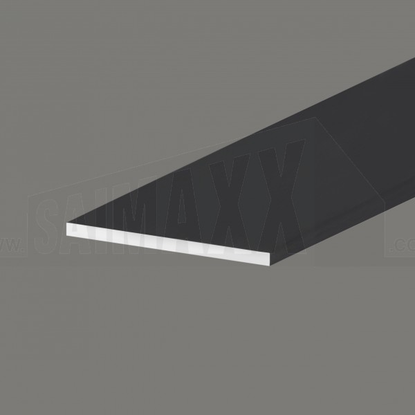 6mm Thick Flat Architrave 45mm x 5m uPVC Anthracite Grey (RAL 7016)